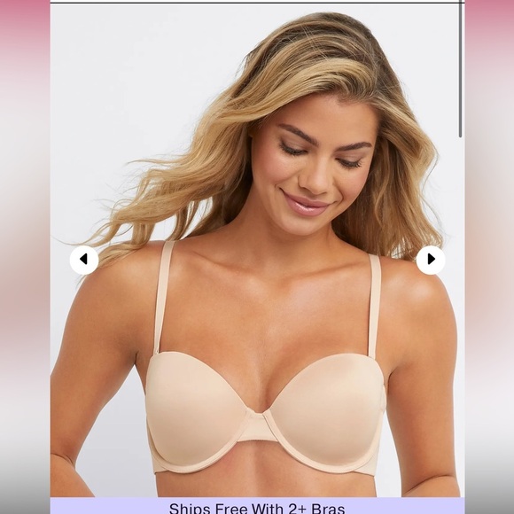 Madienform Side Smoothing Strapless Underwire Bra 36DD - Picture 1 of 13